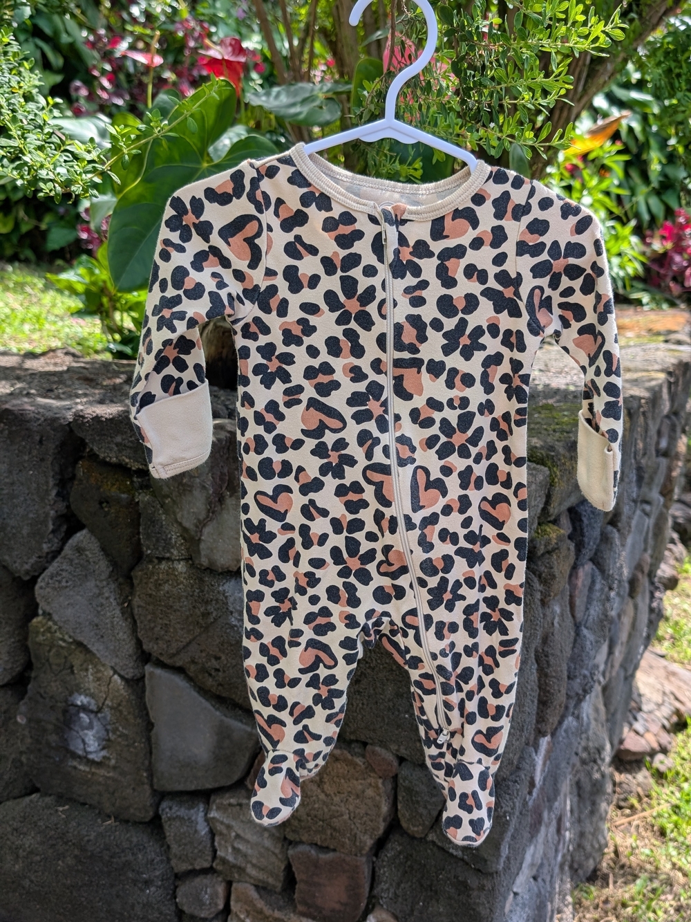 Heart Leopard Print Onesie! ✨